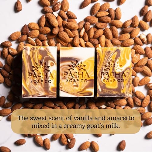 Miniatura 5 de Pacha Bar Soap - Paquete de 5 unidades | Hecho a mano, hidratante | Lavado facial natural, limpiador de manos, gel de baño | Aceites esenciales