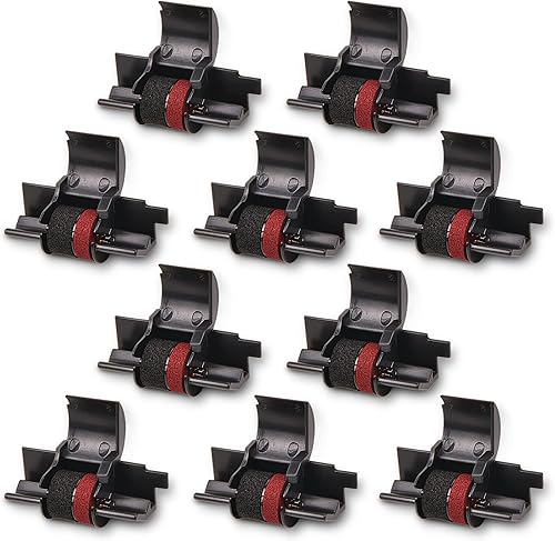 Cosob Paquete de 10 cintas de repuesto compatibles para IR40T IR-40T CP13 MP-12D con impresora Sharp EL-1750V, EL-1801V, HR-100TM, HR-170RC, Canon