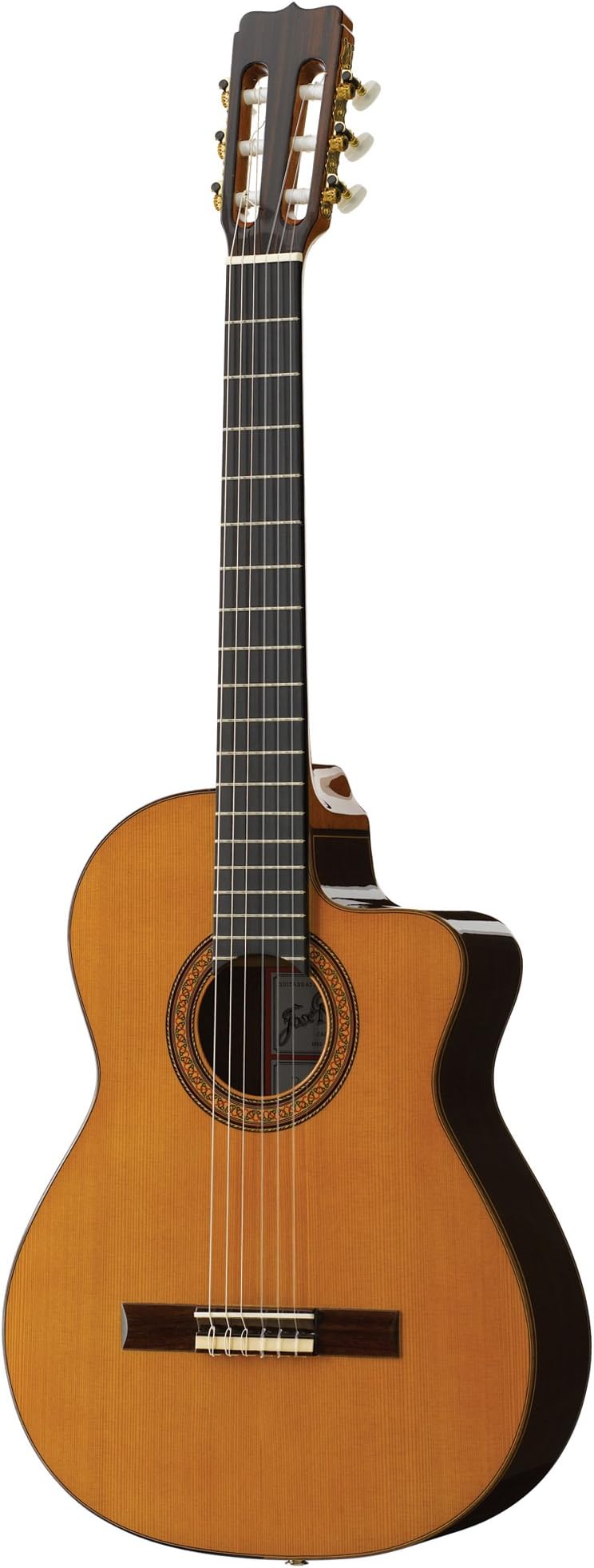 Jose Ramirez R1CWE Classical Guitar with Cutaway and Pickup
