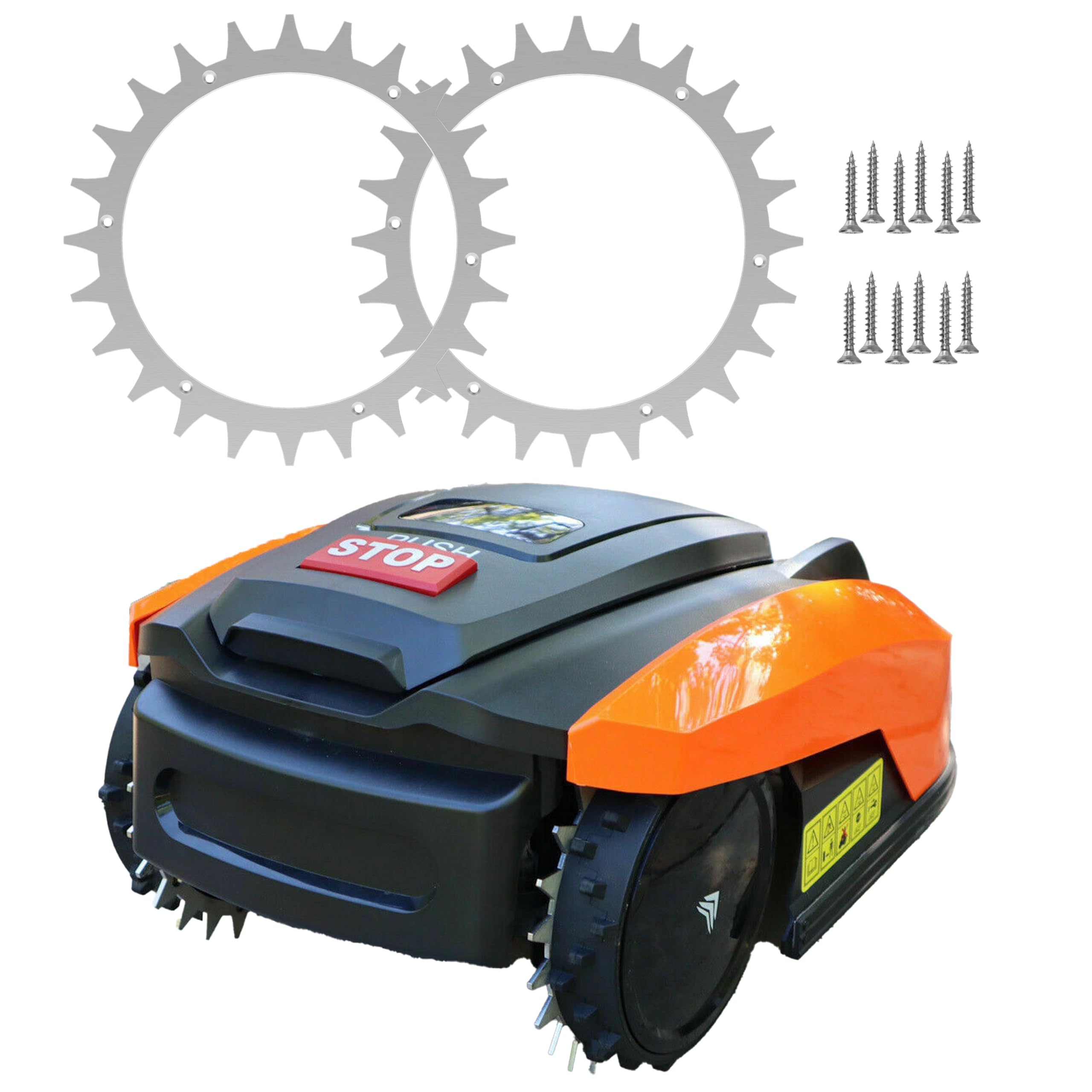 Pointes pour robot tondeuse Yardforce traction accrue avec vis incluses