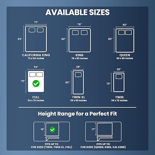 Miniatura 23 de Utopia Bedding - Protector de colchón impermeable tamaño Queen, funda de colchón Terry premium de 200 GSM, cubierta de cama suave y transpirable