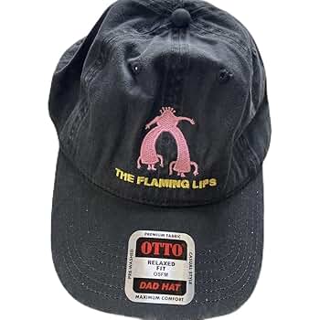THE FLAMING LIPS 来日公演 キャップ 黒　cap 帽子 Amazon.co.jp: flaming lips DAD CAP 帽子 : ホビー