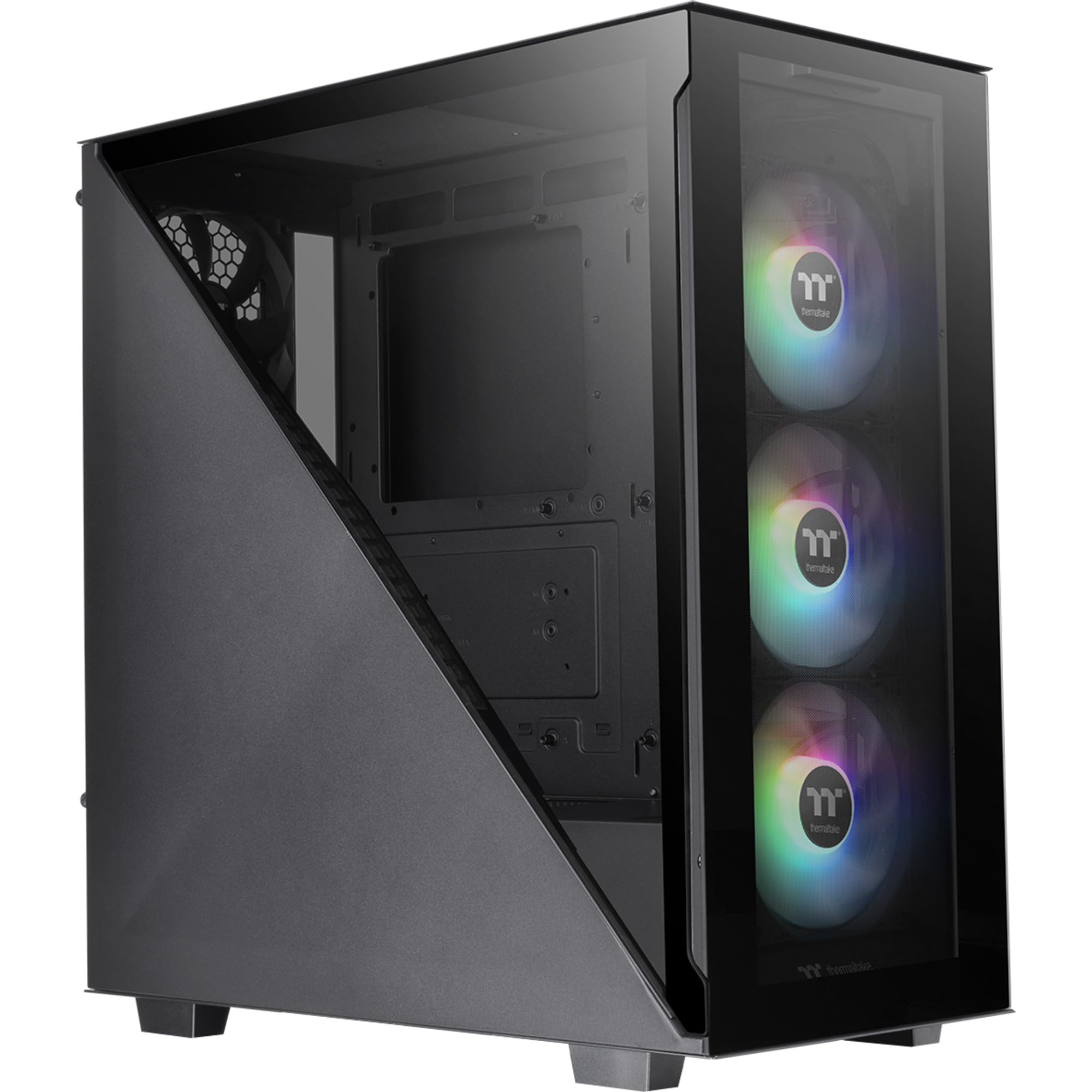 Thermaltake Divider 300 TG ARGB Mid Tower Alloy Steel Computer Chassis - CA-1S2-00M1WN-01 (Black) (B08V99DM9V) Amazon Price History, Amazon Price Tracker