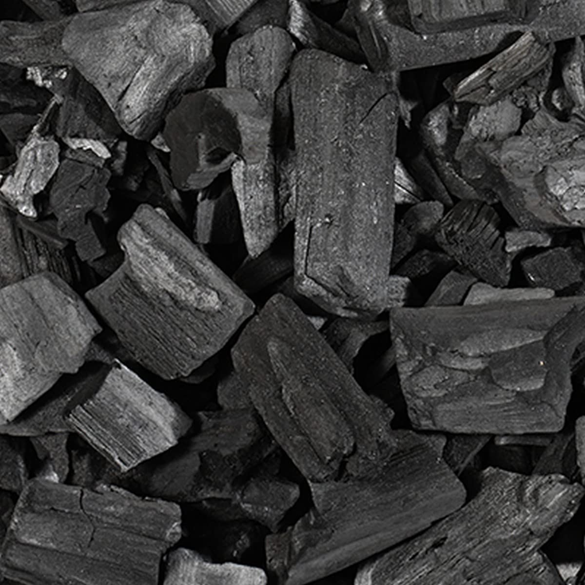 BOB Natural Wood Charcoal Chunks for Orchid/Succulent/Adenium Soil (1-2 Inch) 900 gm