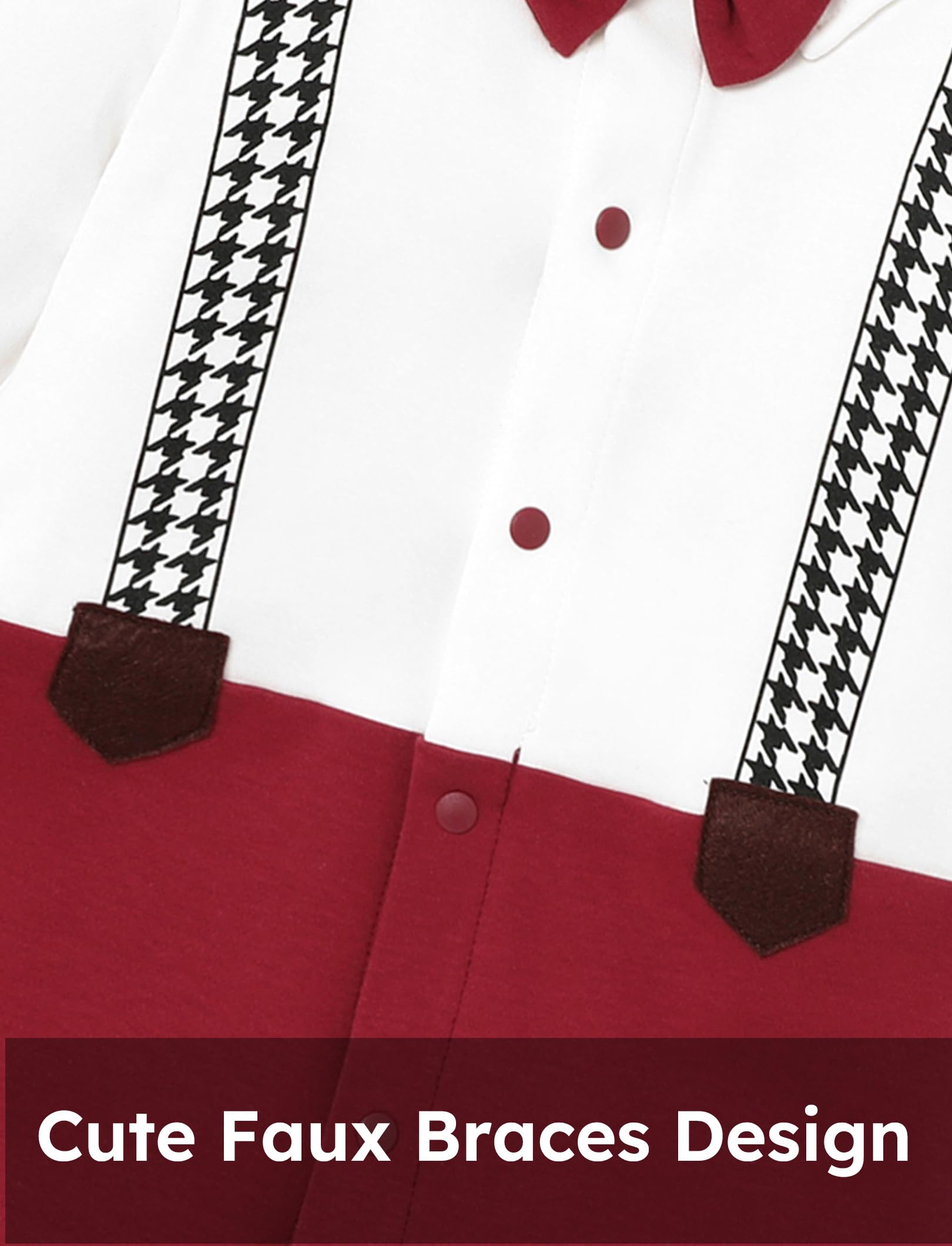 PATPAT Pagliaccetti per Bambino Cotone Morbido con Maniche Lunghe e Senza Piedi, Onesie Neonato Personalizzati per Maschi e Femmine, Tutine Neonato 0-3 Mesi, Body Lungo, Regalo Neonato Maschio