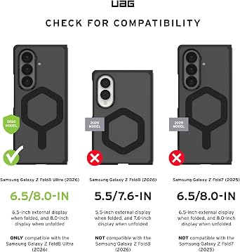 UAG Designed for Samsung Galaxy Z Fold8 Ultra Case Magnetic Charging Mouve
