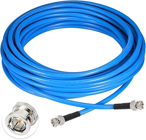 Vista 11 de Superbat Cable SDI BNC 3G/6G/12G (Belden 1694A), 10FT/15FT/30FT/50FT/100FT/200FT, soporta HD-SDI/3G-SDI/4K/8K, cable de video SDI de precisión