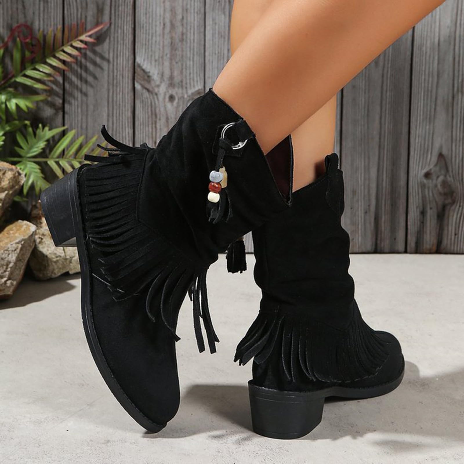 Stivali Estivi Donna Antiscivolo Confortevoli Stivaletti senza Lacci Moda Stivaletto Leggero Robusti Caldo Versatili Stivali da Pioggia Autunno Inverno Stivaletti per Esterno Neve Trekking e Giardino