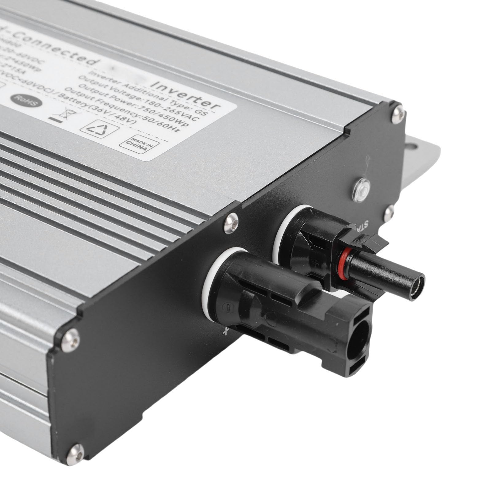 Microinversor de Conexión a Red de 800W, con WiFi, Inversor Solar con Modo de Batería Fotovoltaica de Entrada Dual IP65, para Energía Doméstica