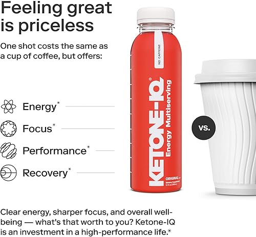 Miniatura 9 de Ketone-IQ Bebida de suplemento de cetona exógena – 30 porciones con 10 g de cetonas por porción | Apoyo rápido a la cetosis, energía y enfoque