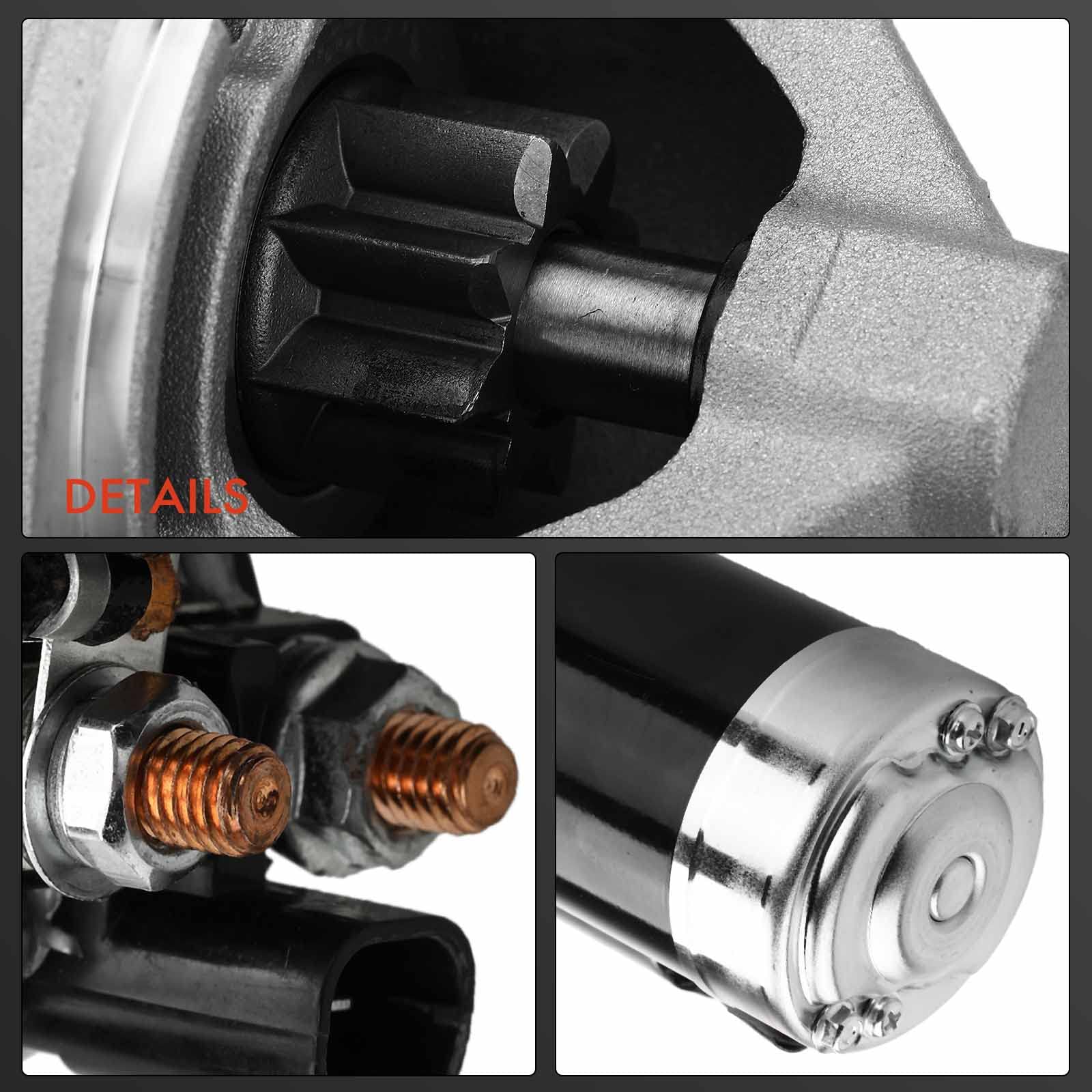 Frankberg Motor de arranque para automóvil Diesel 1,7 KW/12 V/8 dientes Compatible con i30 FD 1.6L 1.6L Cee'D Sportswagon JD 1.6L Replace# 361002A30,36100-2A100