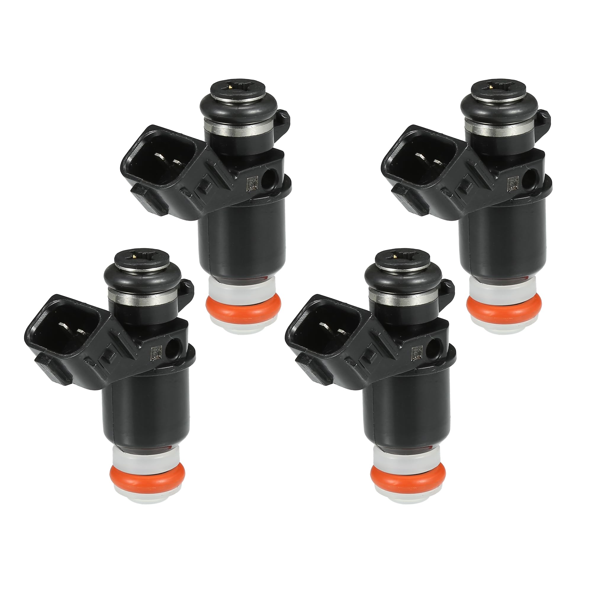 A ABSOPRO Iniettore Di Carburante Per Honda Civic 01-05 4 Pezzi | Colore Nero, Materiale Metallo Plastica, Tensione 12V, OE 16450-PLC-003, Per DX LX Value Package D17A6