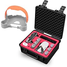 Mini 2 4K Propeller Holder Strap, Waterproof Carrying Hard Case Hardshell Portable Travel Box for DJI Mavic Mini 2 SE/Mini 4K/Mini 2 Fly More Combo Drone Accessories
