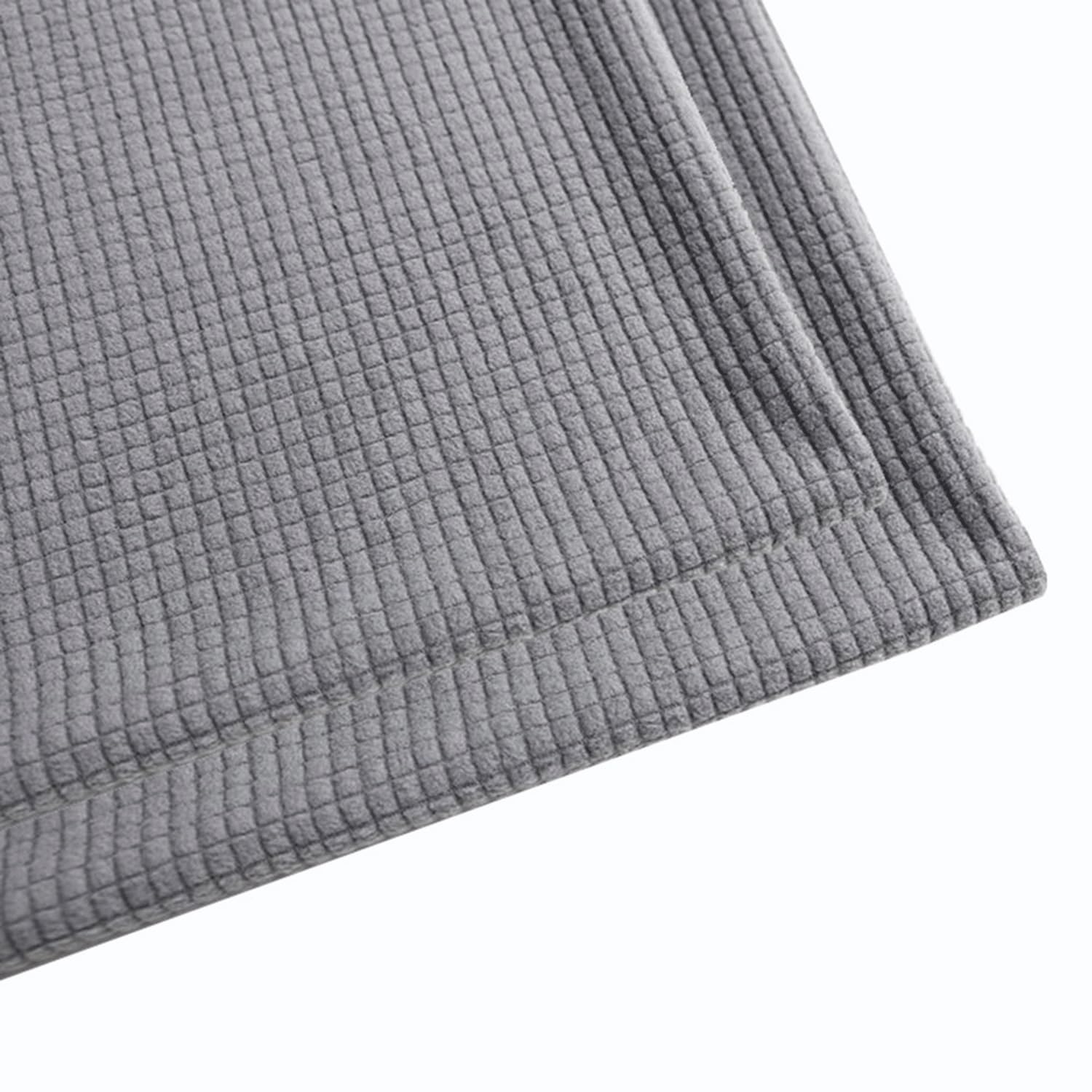 HKJGNH Set of 2 Pillow Covers Corduroy Soft Extra Large Cushion Covers For Living Room Sofa Super King Size Pillow Cases Decorative Couch Pillowcases(H1,2pcs 90x90 cm (36x36 in))