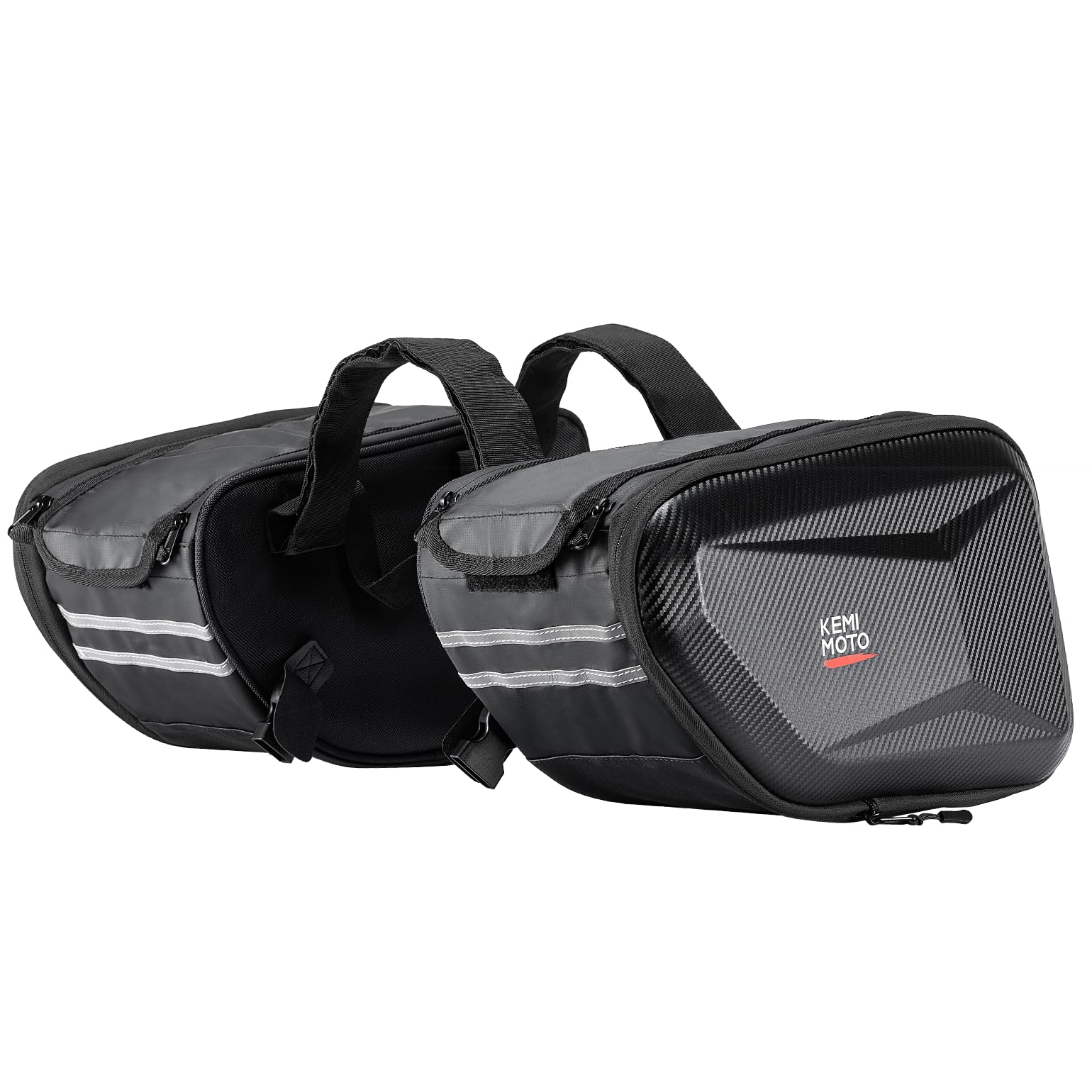 Amazon | KEMIMOTO バイク サイドバッグ バイク バッグ 30L大容量 拡張