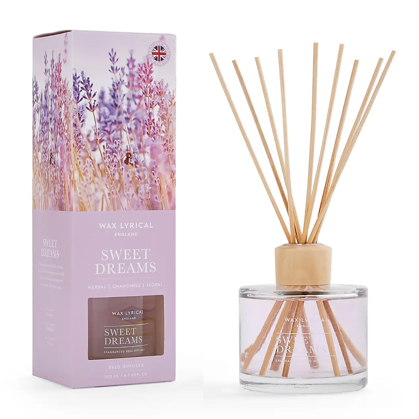 WAX LYRICAL Sweet Dreams Lavender Scented Reed Diffuser 200ml