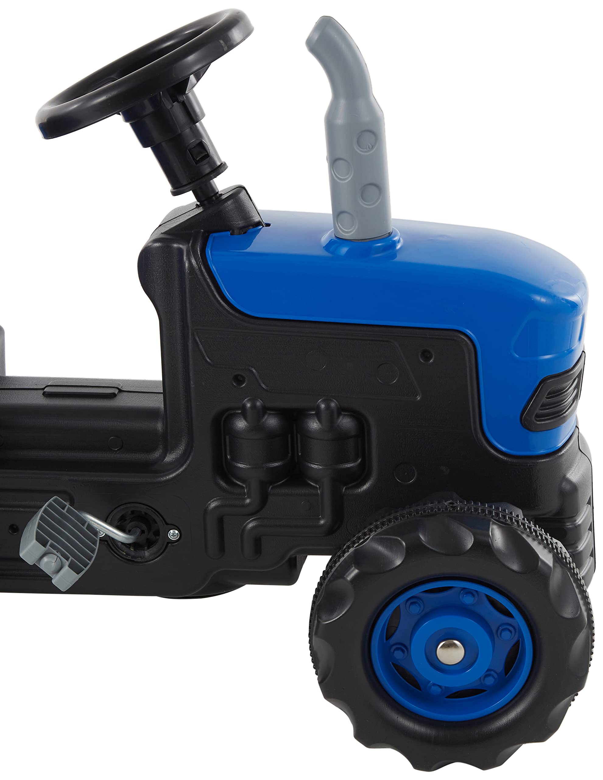 Dolu Trattore con rimorchio - Pedale, blu