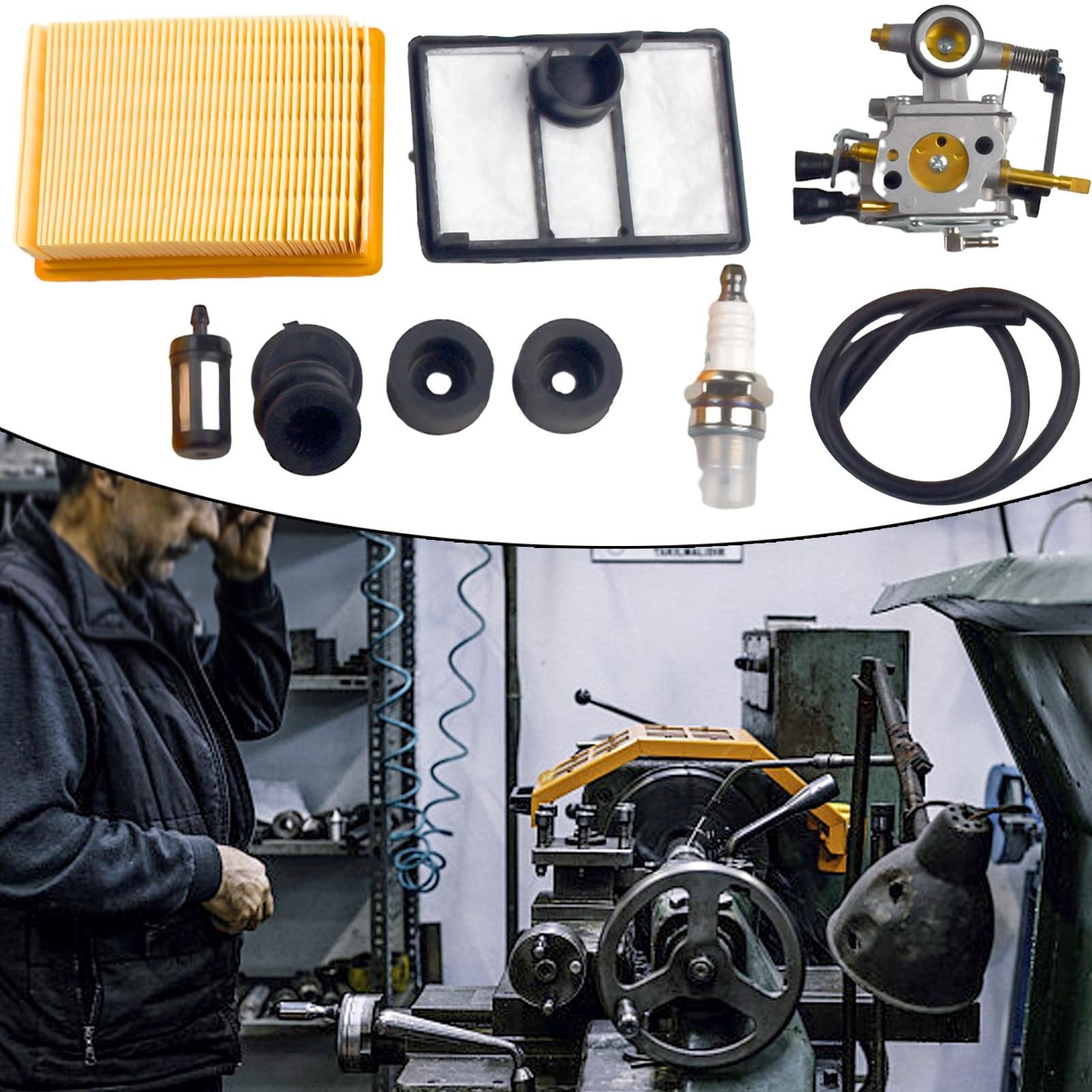 Carburador robusto para cortacésped de 52 cc para motosierra