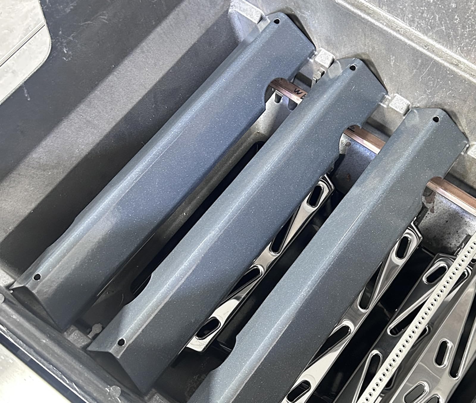 Flavorizer Lot de 3 barres de barbecue Weber Genesis II 66031, pour Weber Genesis II 200 et II LX 240 SER, Genesis II E-210, Genesis II LX E-240, Genesis II LX S-240, 60014001 65010001, Weber 66794