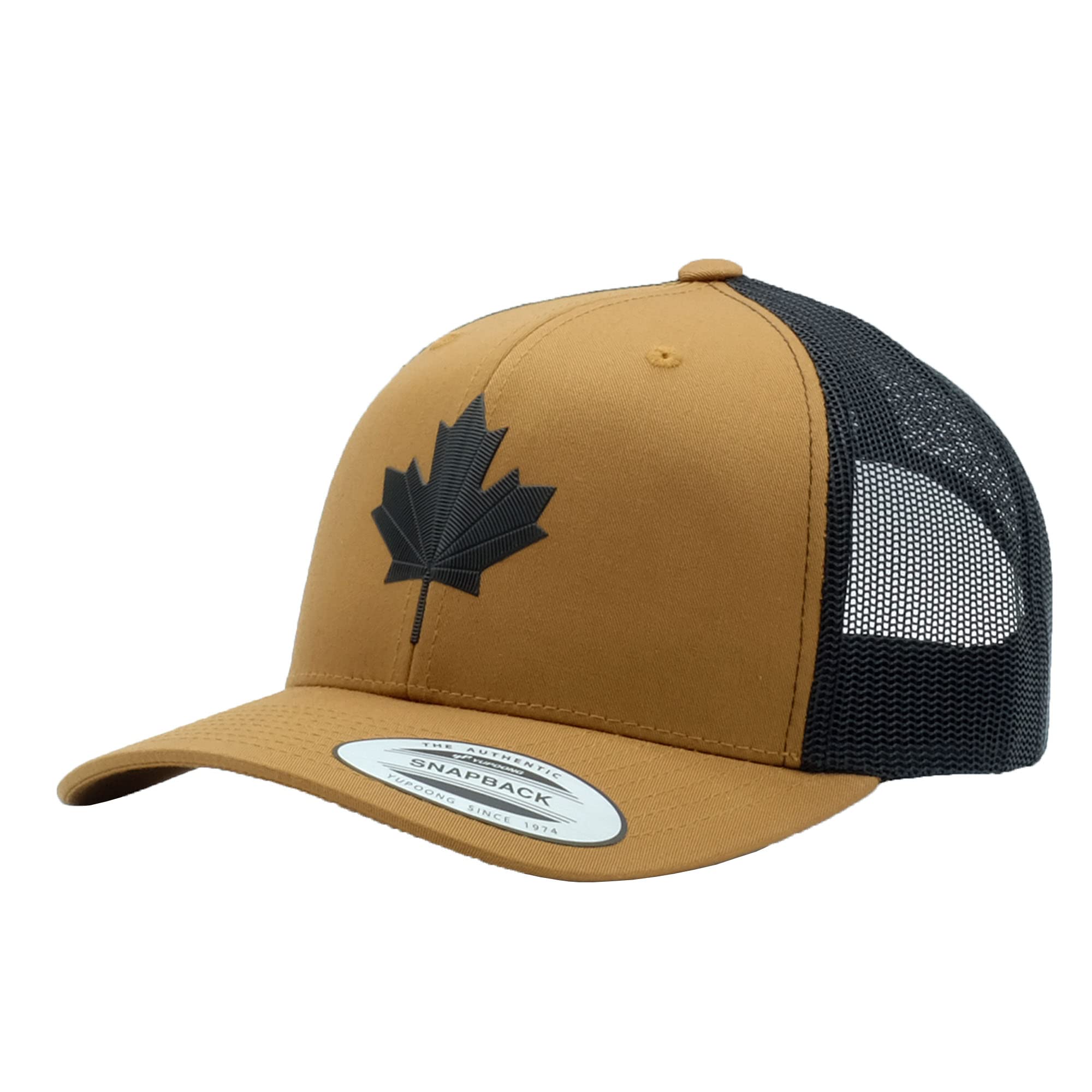 The PrideCanada Hat Premium 3D Patch Trucker Hat, Snapback Cap Handmade in USA with Imported Goods