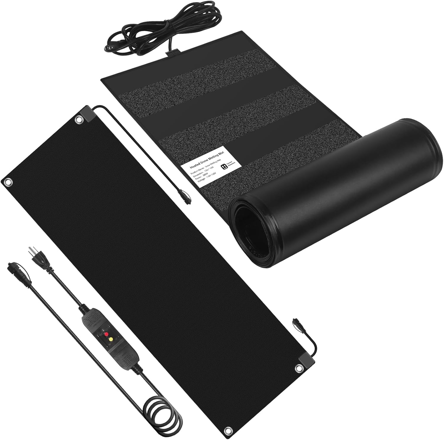 13in x 10Ft Snow Melting Mats and 20 x 60in Heated Snow Melting Mats