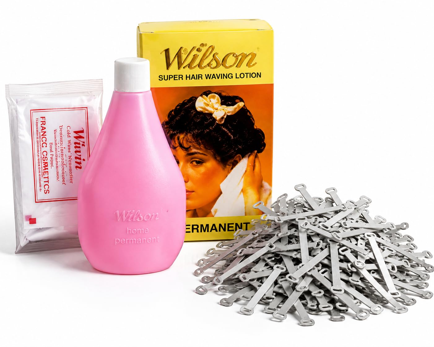 Wilson Curling Hair Waving Lotion Home Permanent with 100pc of pins | Unisex Formula, Includes 100pc metal Curling Pins, Cold Wave Neutraliser, 15-20 Min Processing, All Hair Types-image-30