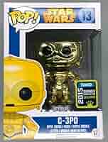 Amazon.com: Funko Pop Vinyl Star Wars Metallic C3PO - 2015