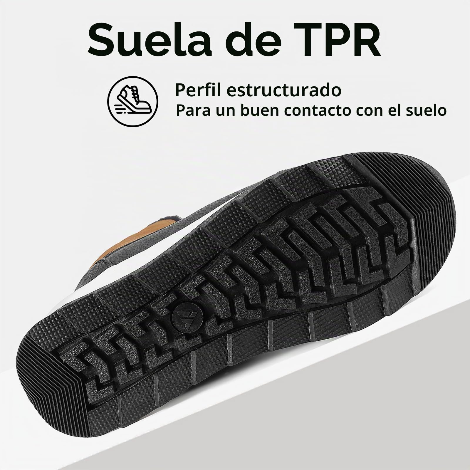 Mishansha Botas de Nieve Mujer Botines Cálido Senderismo Trekking Zapatos de Nieve Antideslizante Minimalistas Invierno Boots Marrón oscuro 42 EU