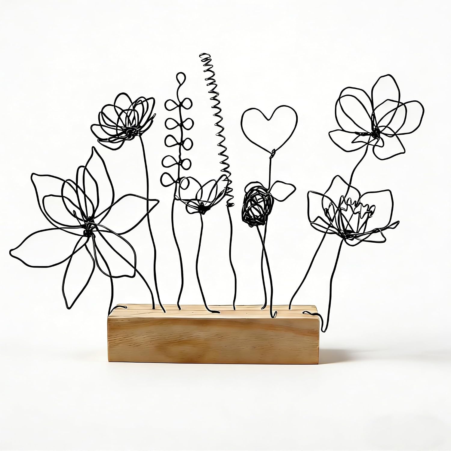BoFUN Easy Wire Flower Crafts Kit for Teens& Adults Women, DIY Art Hobbies Craft Metal Flower Making Set, Creative Handmade Craft Supplies for Home Decor, Party, Gift Mom Birthday