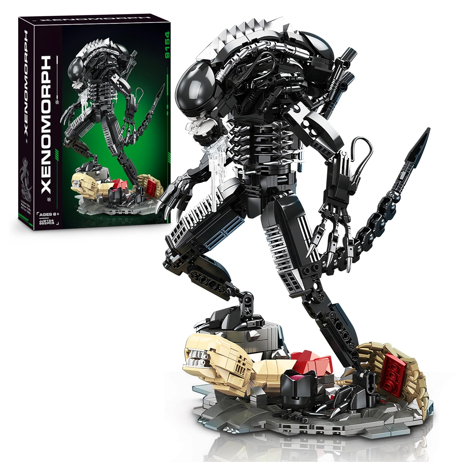 Amazon.com: HIGH GODO Alien Mech Xenomorph Warrior Building