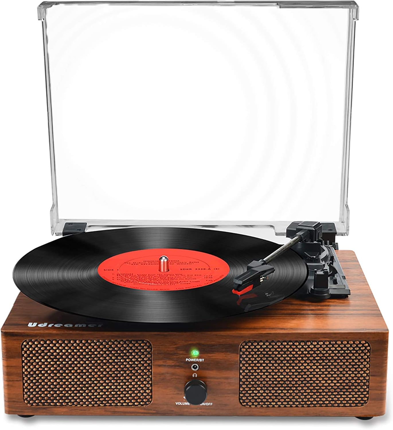 Vinyl Record Player Wireless Turntable with Built-in Speakers