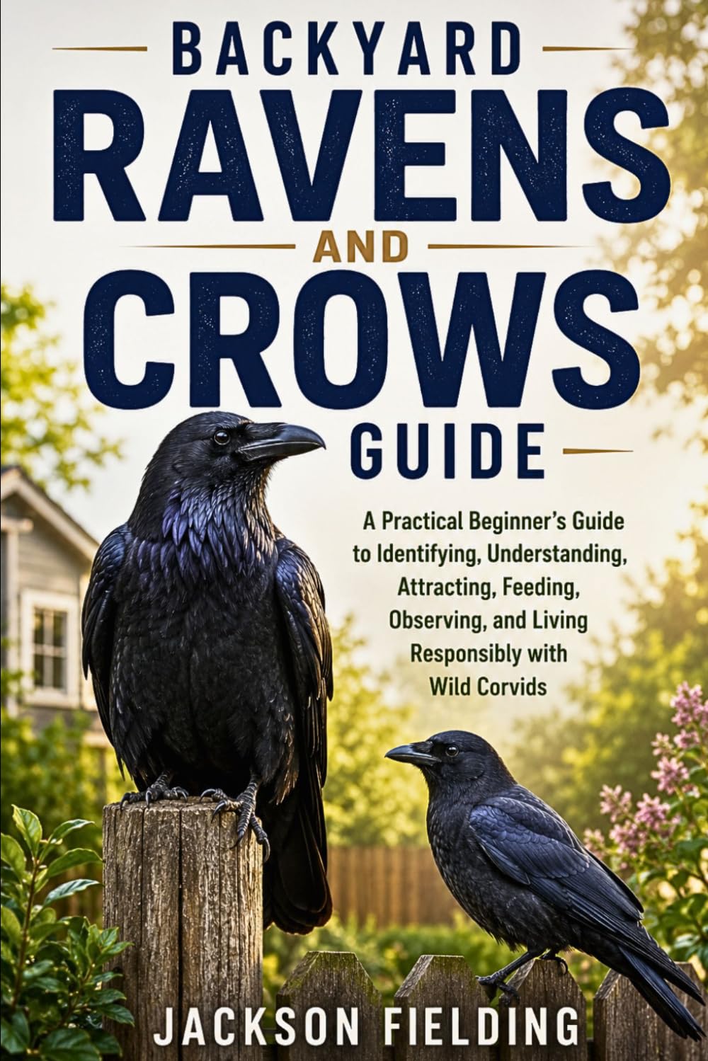 Backyard Ravens and Crows Guide: A Practical Beginner’s Guide to Identifying, Understanding, Attracting, Feeding, Observing, and Living Responsibly with Wild Corvids