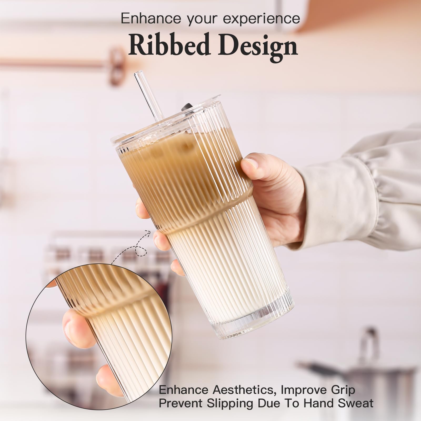 SIPBYSOP 256-Ribbed Glass Clear 2