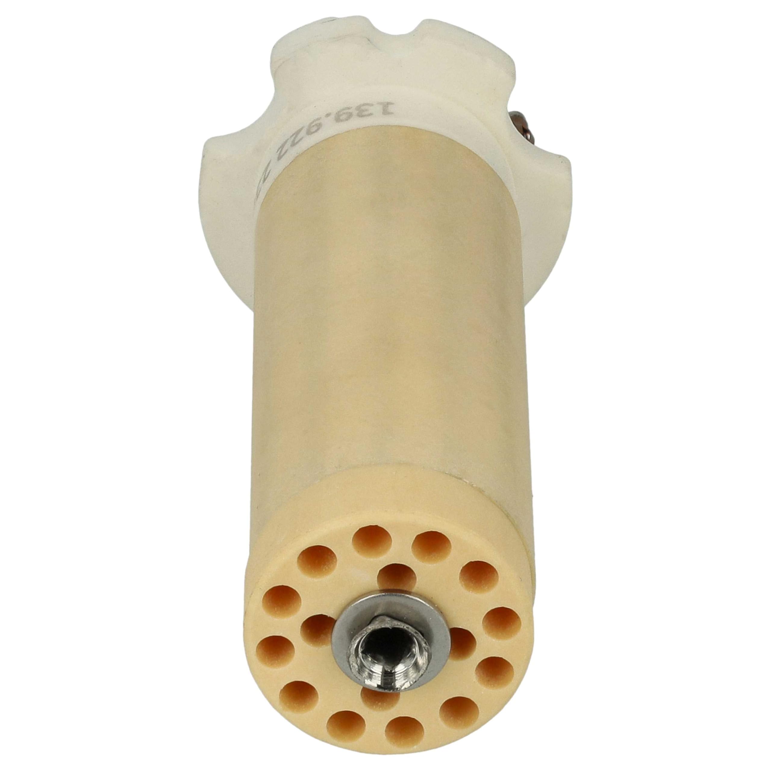 vhbw 2 x element grzejny kompatybilny z pistoletem spawalniczym Leister LHS 15 PREMIUM, CLASSIC, SYSTEM - 770 W, ceramiczny rdzeń grzewczy, 1,68 x 5,5 cm
