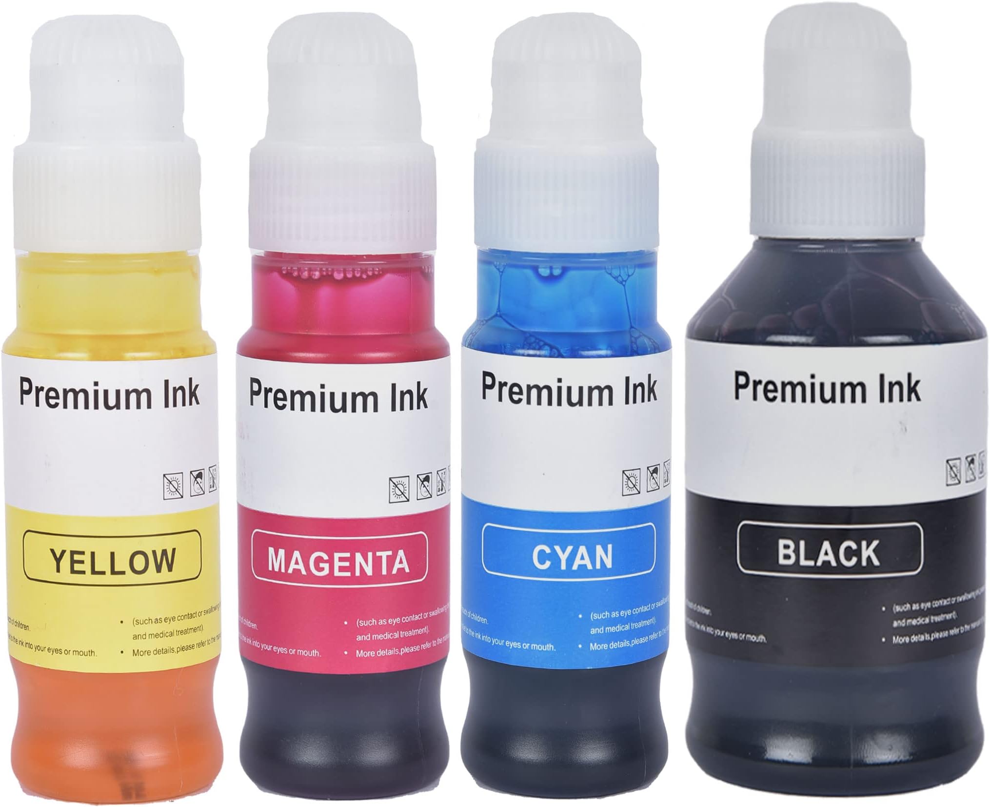 RC PRINT GI 71 Ink for Canon Pixma G1020, G2020, G2021, G2060, G3020, G3060 - (170 ml Black) & (70 ml Each X CYM)