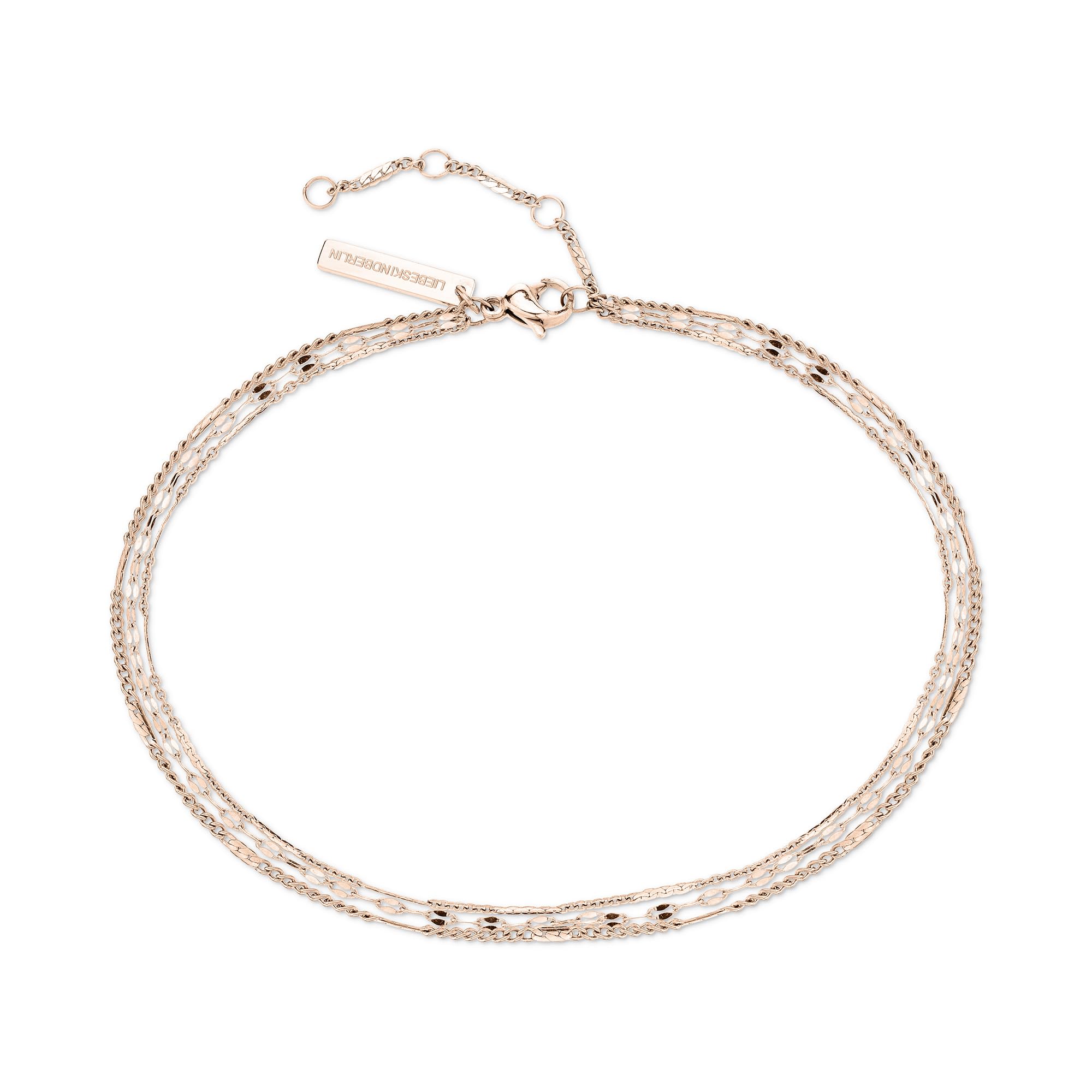 LIEBESKIND BERLIN Damen Fußkette – Modische Edelstahl-Fußkettchen in verschiedenen Designs und Farben – Fußschmuck perfekt für den Sommer & Alltag
