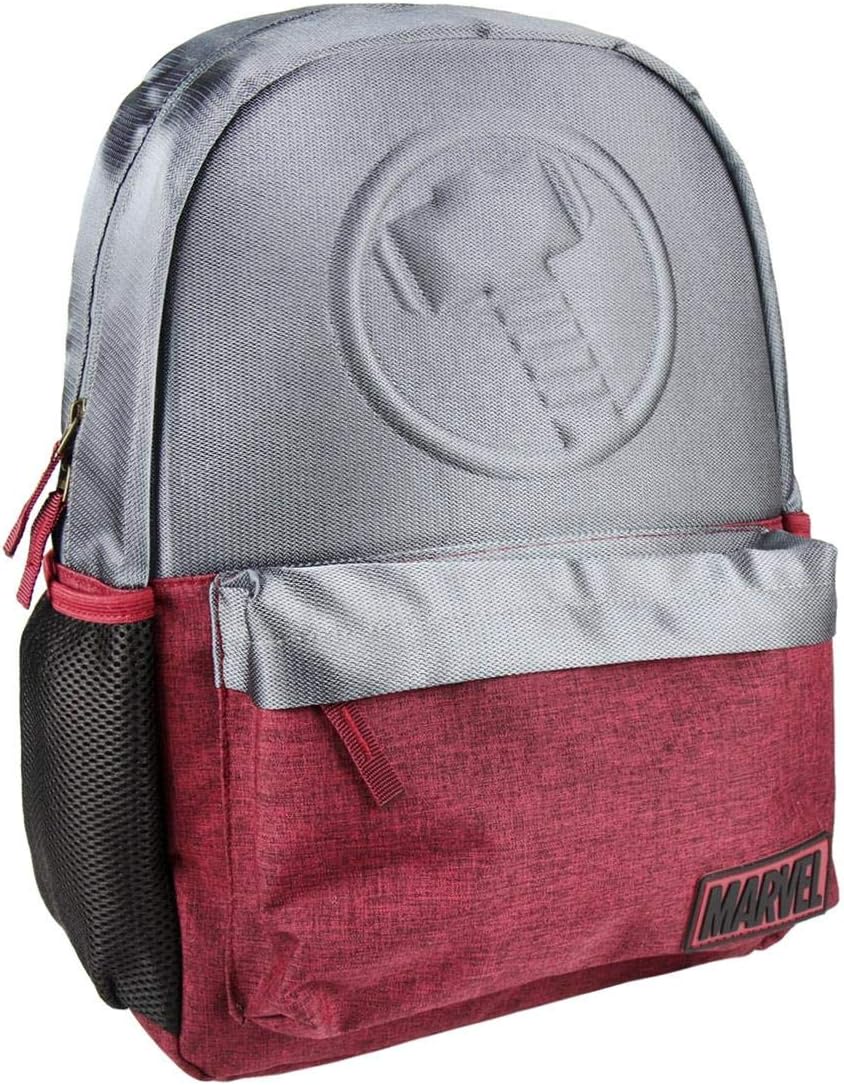 CERDÁ LIFE'S LITTLE MOMENTSArtesania Cerda Mochila Escolar Instituto Avengers Thor School Backpack, 44 cm, Grey (Gris)