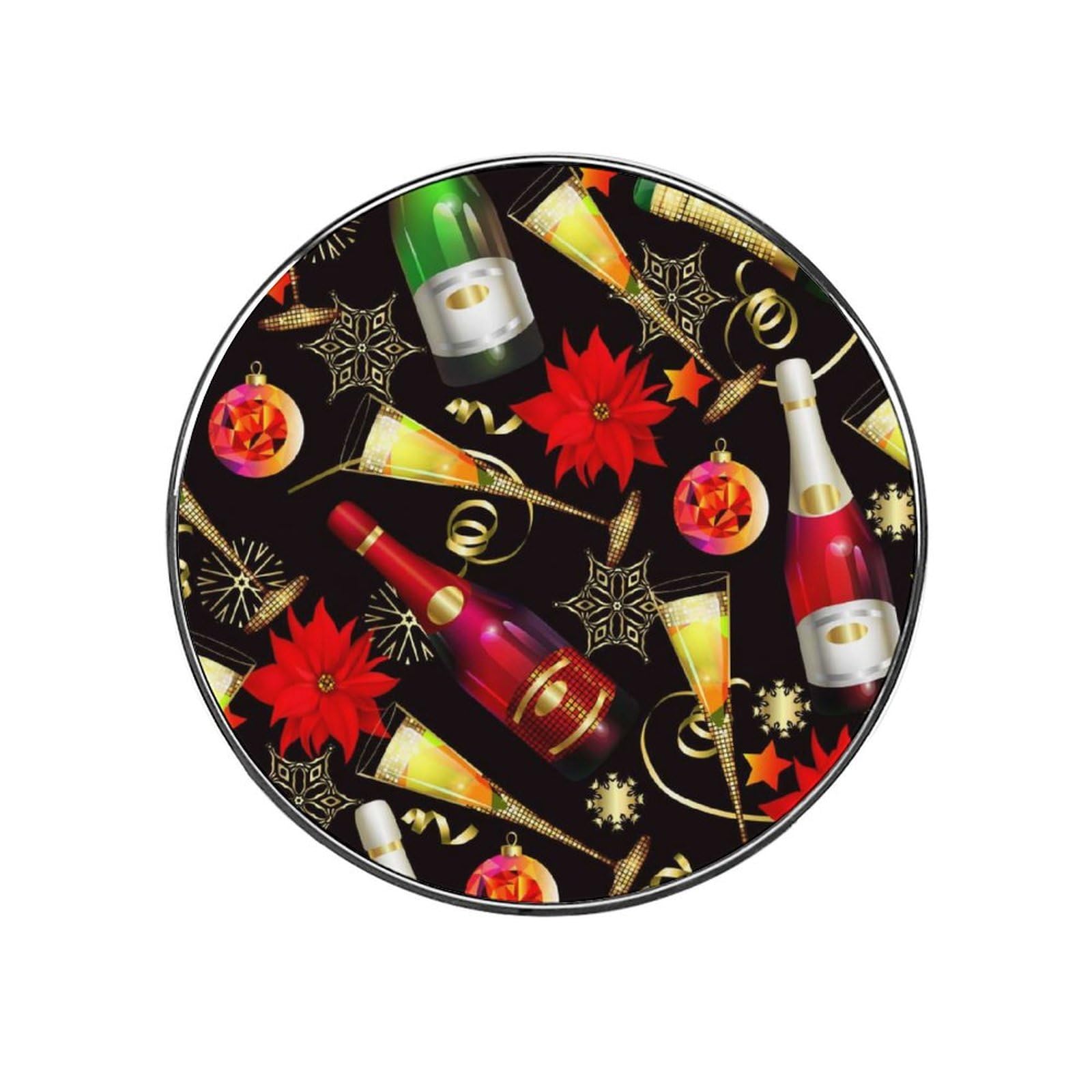 Champagne Alloy Fridge Magnet For Office Cabinet Refrigerator Whiteboard Photo