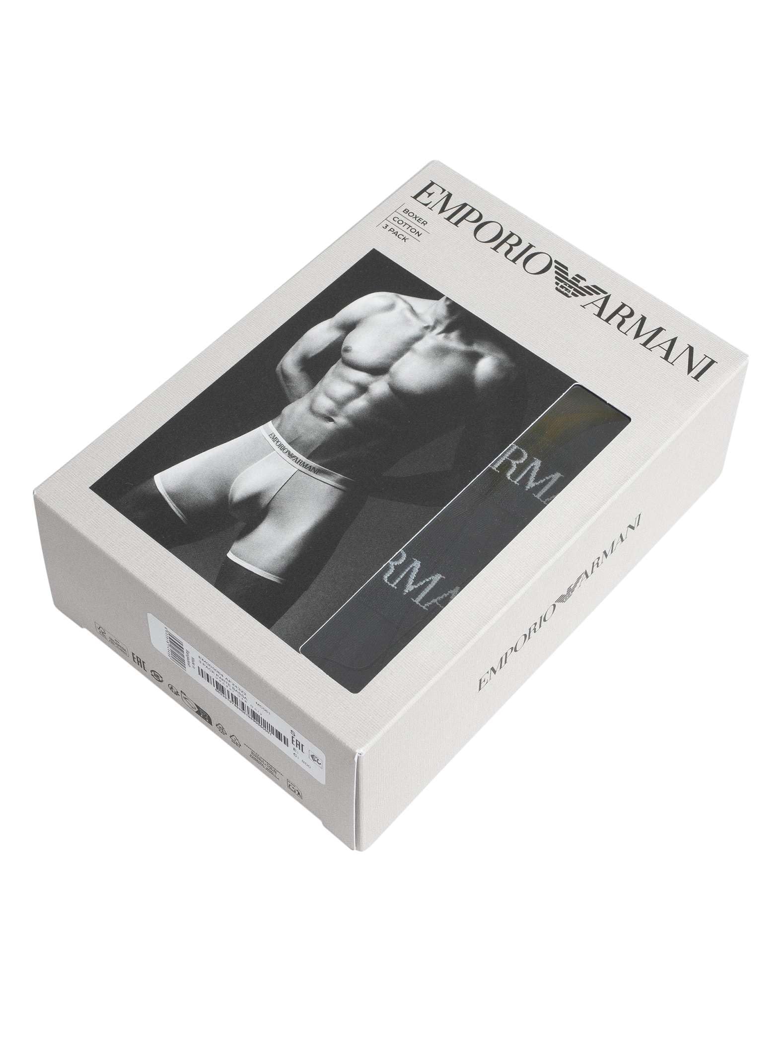 Emporio Armani 3-Pack Boxer Ropa Interior de Hombres Hombre (Pack de 3)