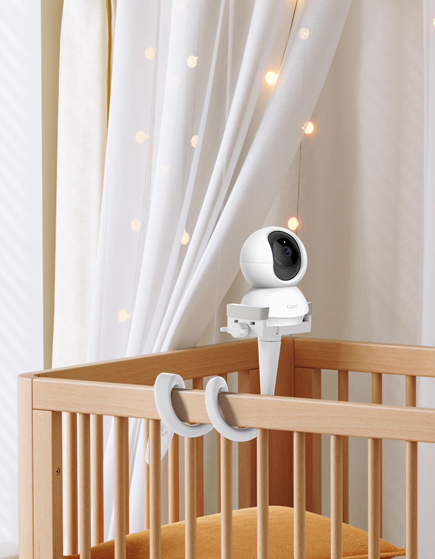 Soporte Universal para Monitor de Bebé GHB Camara,Philips Avent/Momcozy/ieGeek BOIFUN/GHB/Hellobaby,Soporte Flexible para Cámara de Bebé con Rosca 1/4",Compatible con la mayoría de vigilabebés