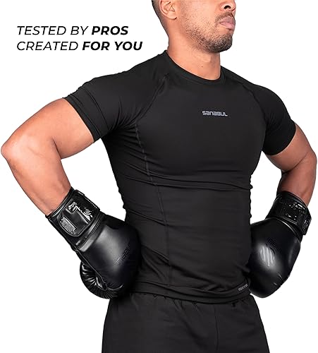 Miniatura 8 de Sanabul Essential - Guantes de gel para boxeo kickboxing costal de box