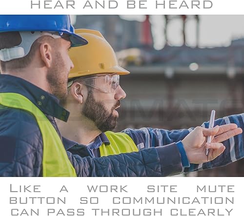 Miniatura 7 de Audiomate Tapones para los oídos de alta fidelidad con llavero de metal y 2 auriculares intercambiables, cómodos tapones de silicona suave HiFi