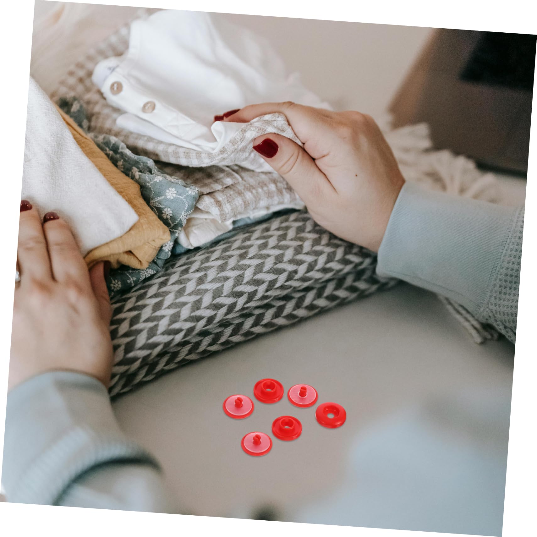 Lurrose 300sätze Snap Buttons Für Kleidung Druckknöpfe Für Bastelprojekte Nähzubehör Für Babybekleidung Hosen Und