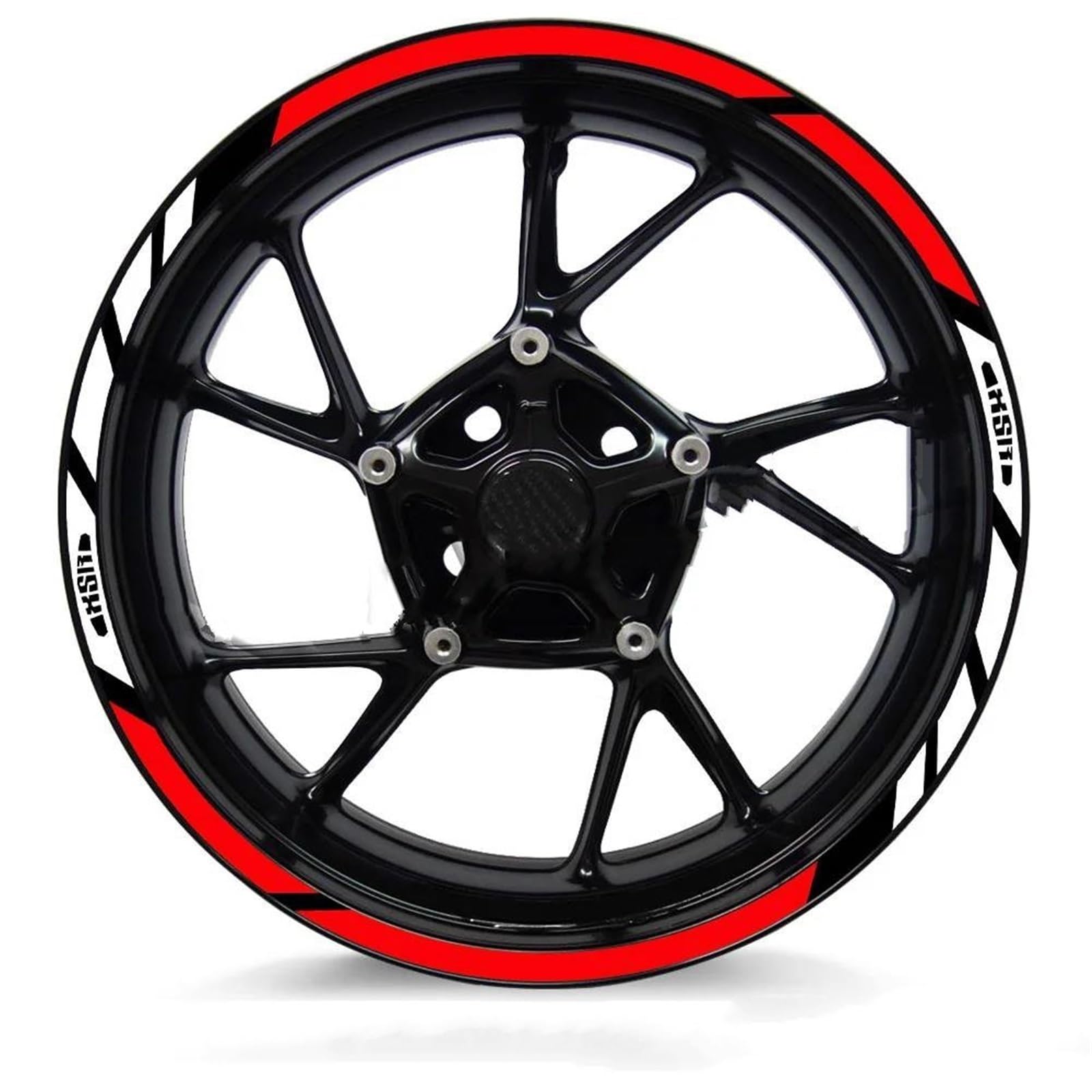 Motorcycle Stickers Night Reflective Decorative Wheel Rim for Yamaha XSR 125 155 700 XSR900(Style 2)