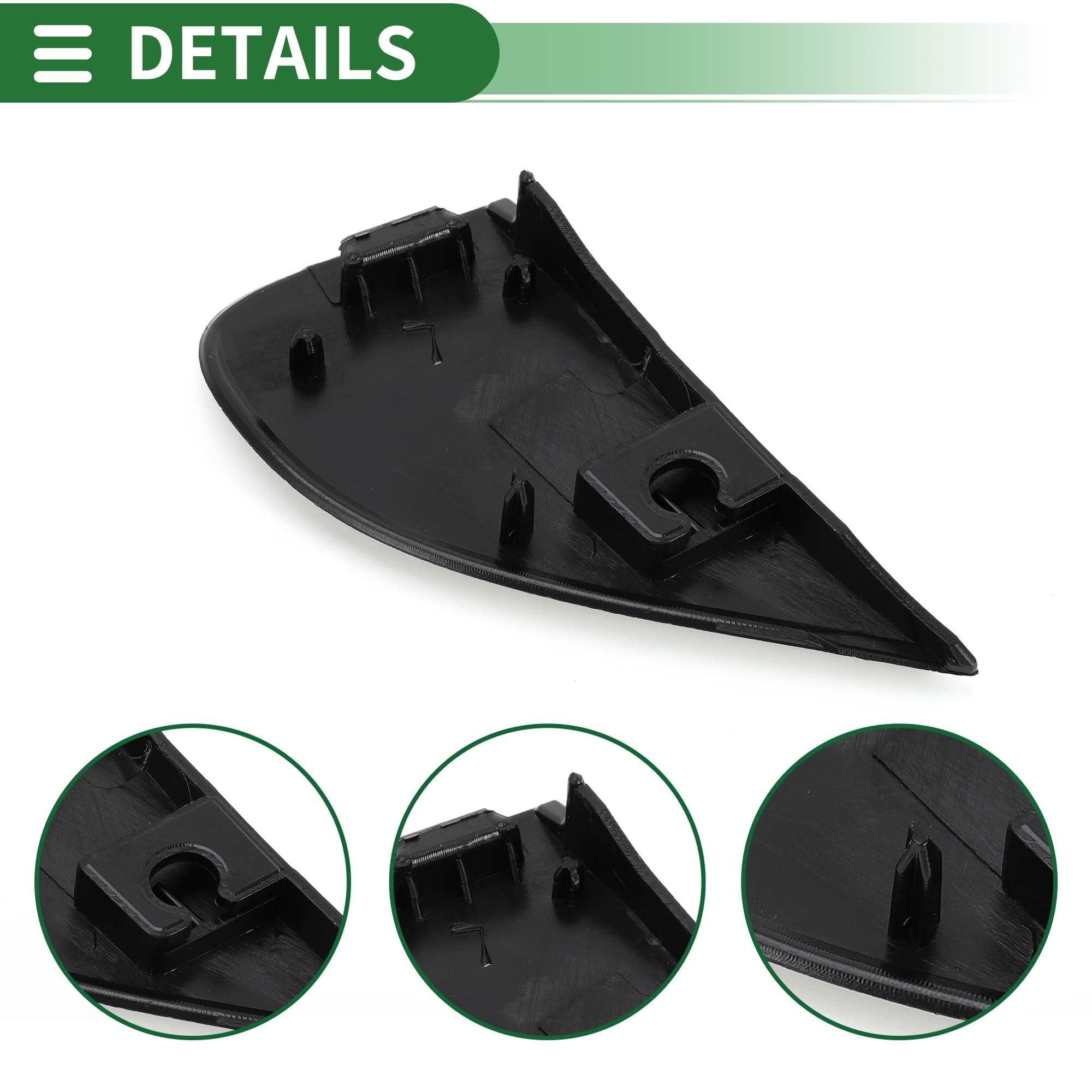 Amazon.com: Motoforti Pillar Corner Triangle Trim View Mirror Flag