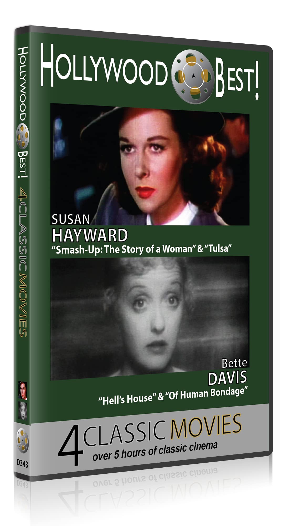 4 Classic Films Hollywood DVD Susan Hayward Bette Davis Películas