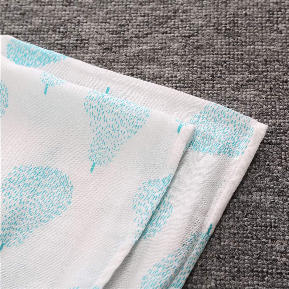 Toalla de baño de muselina para bebé, 2 capas, 27,6 x 45,3 pulgadas, mantas de gasa para bebé para verano (pera)