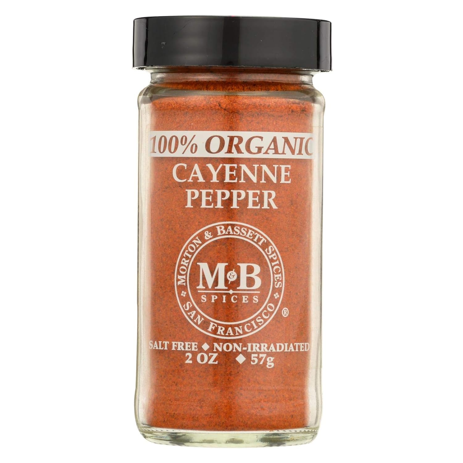 Morton & Bassett Spices Seasoning, Og, Cayene Ppr, 2-Ounce (Pack of 3)
