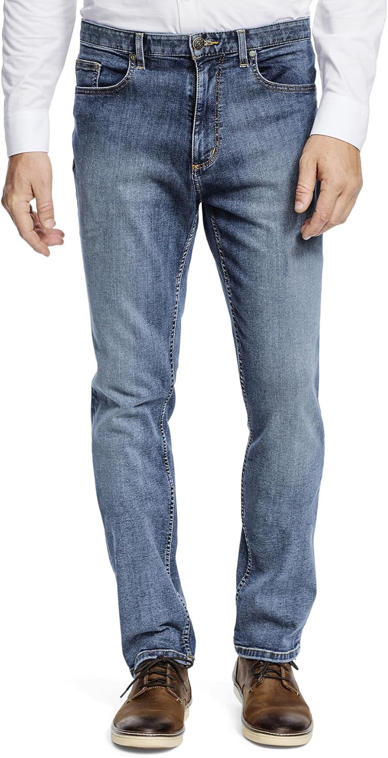 Johnston & Murphy Denim Jeans in Light Wash Light Wash 33 L