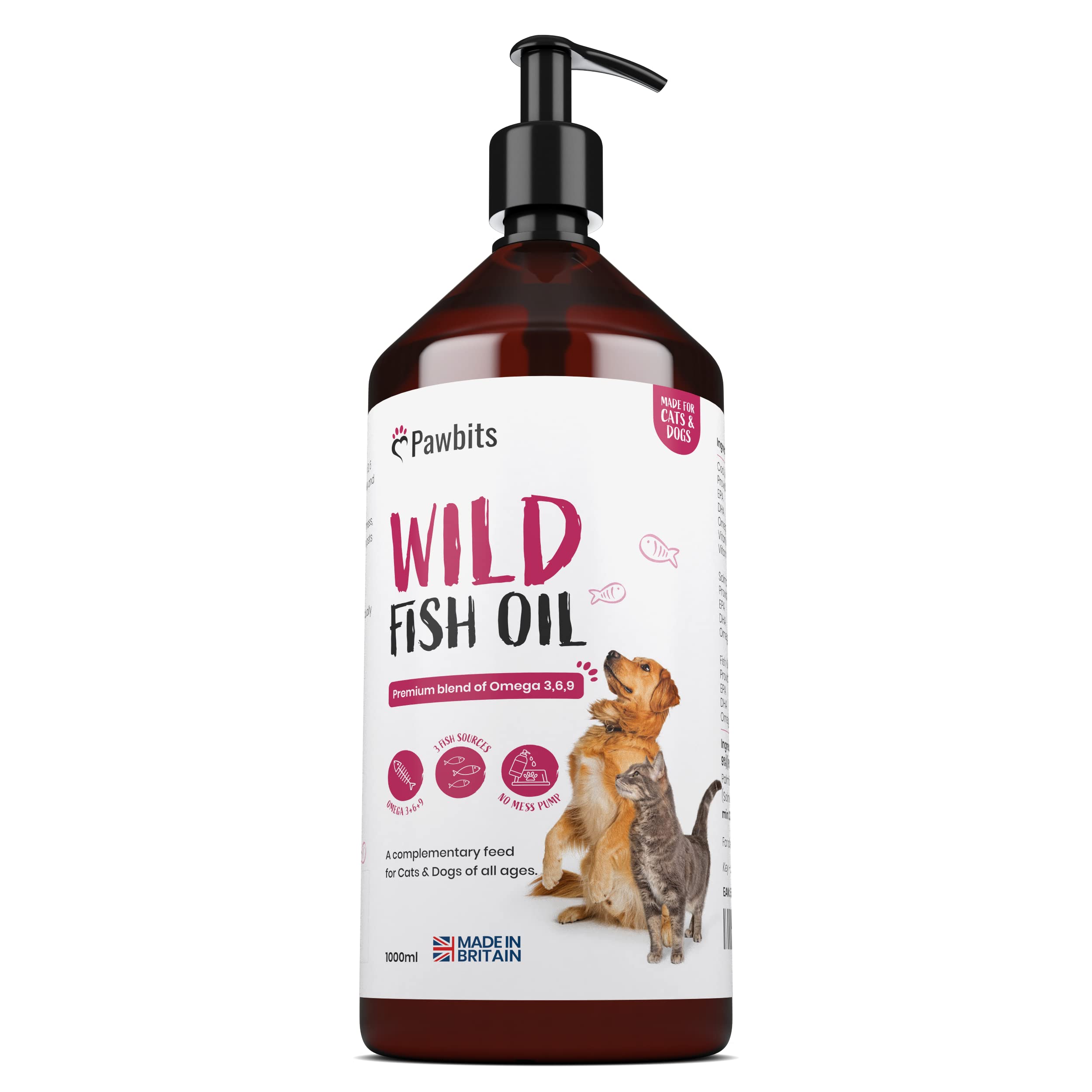 Buy Salmon Oil & Wild Fish Oil For Dogs Anchovy Cod Liver Oil